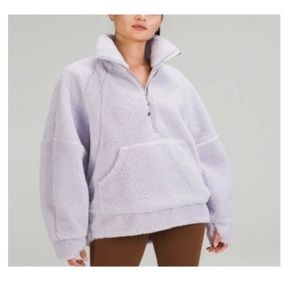 Oversized Sherpa Lululemon scuba hooded pullover M/L